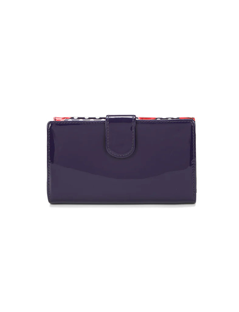 SERENADE POPPY MED LEATHER RFID WALLET