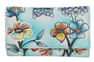 Modapelle Hand Painted Women's Leather Wallet