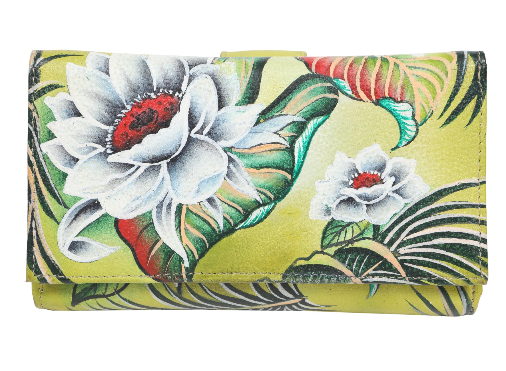 Modapelle Hand Painted Women's Leather Wallet